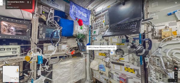 Human research facility 2. ISS. February 2017 Images via Google Maps