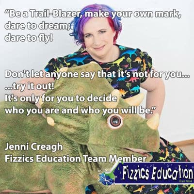 Jenni Creagh from Fizzics quote