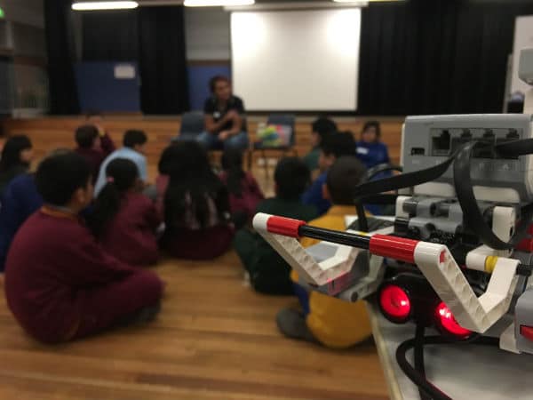 Robot at Condell Park TPL session