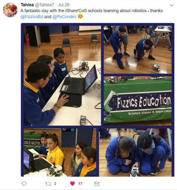 Robotics TPL at Condell Park Public School July 2017 