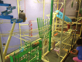 metal-coaster in indianapolis childrens museum