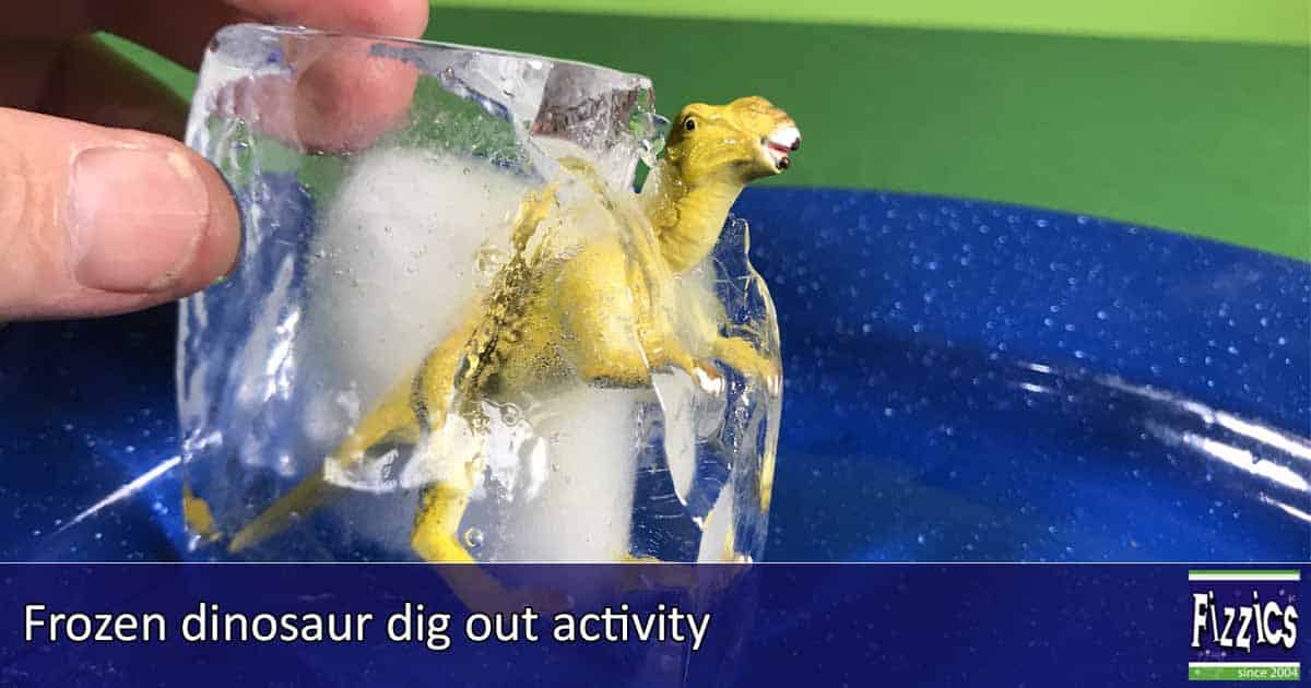 Dinosaur Excavation Ice Activity for Preschoolers - Life Over C's