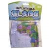 Inflatable globe in in packaging