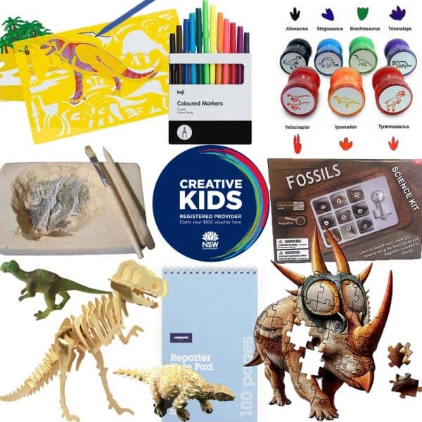 Creative Kids Voucher Kit Dinosaur Build Dig Fizzics Education